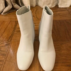 Chinese Laundry White Ankle Boots